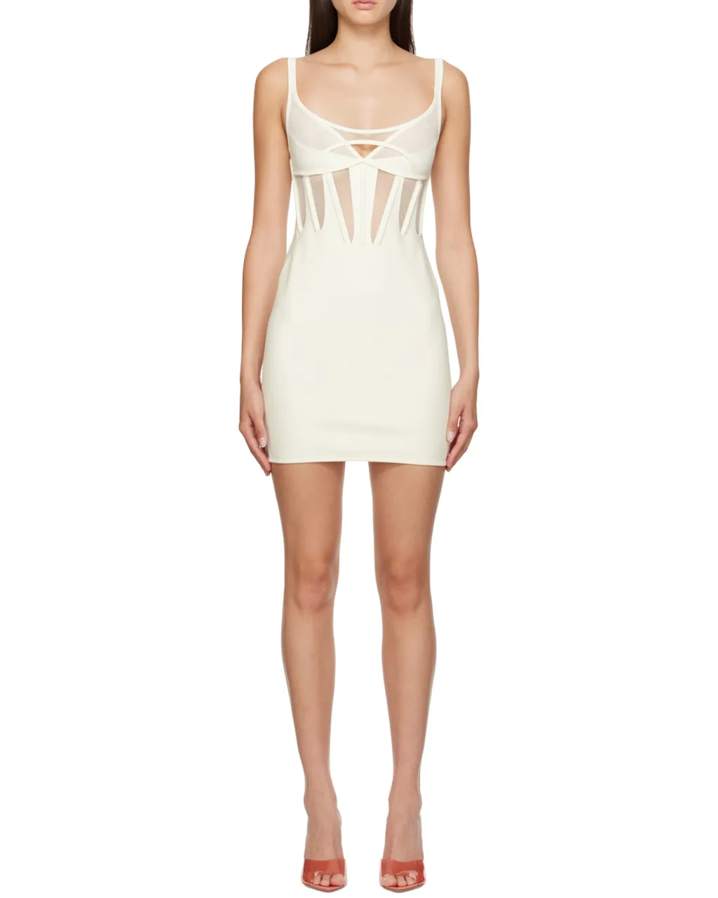 Low Round Neck Sling Dress