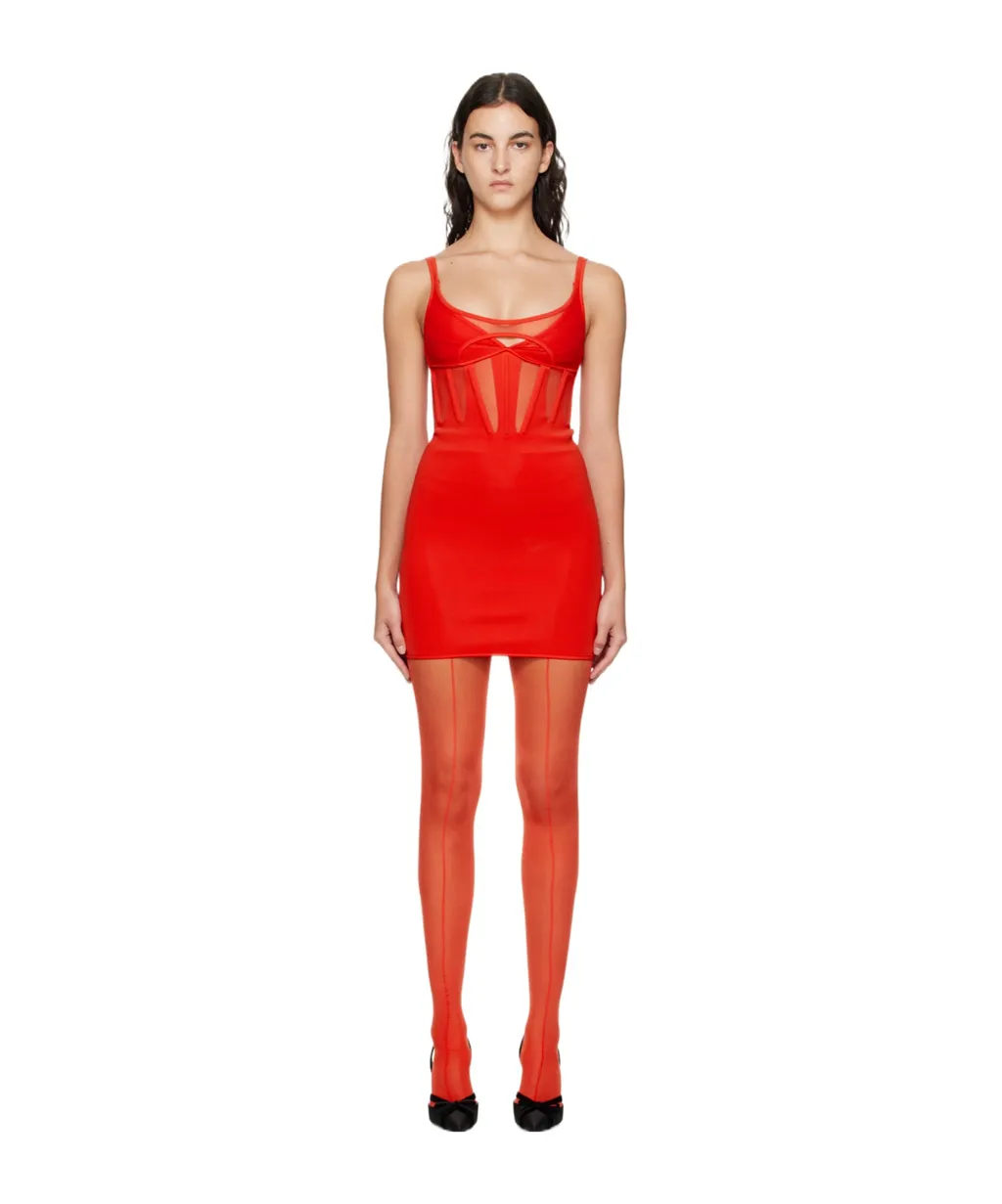 Hollowed-Out Detail Dress