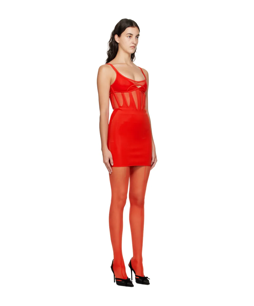 Hollowed-Out Detail Dress