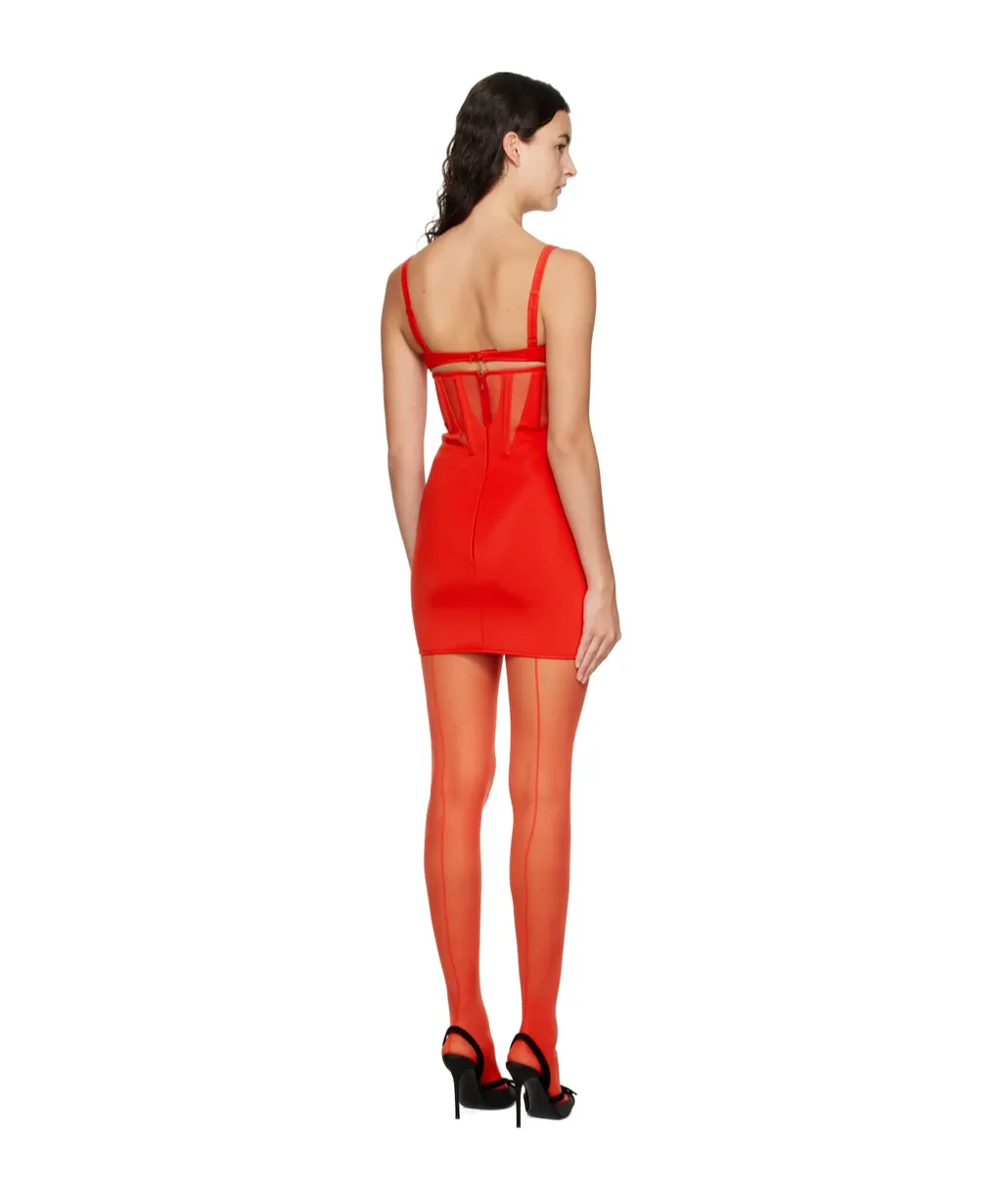 Hollowed-Out Detail Dress