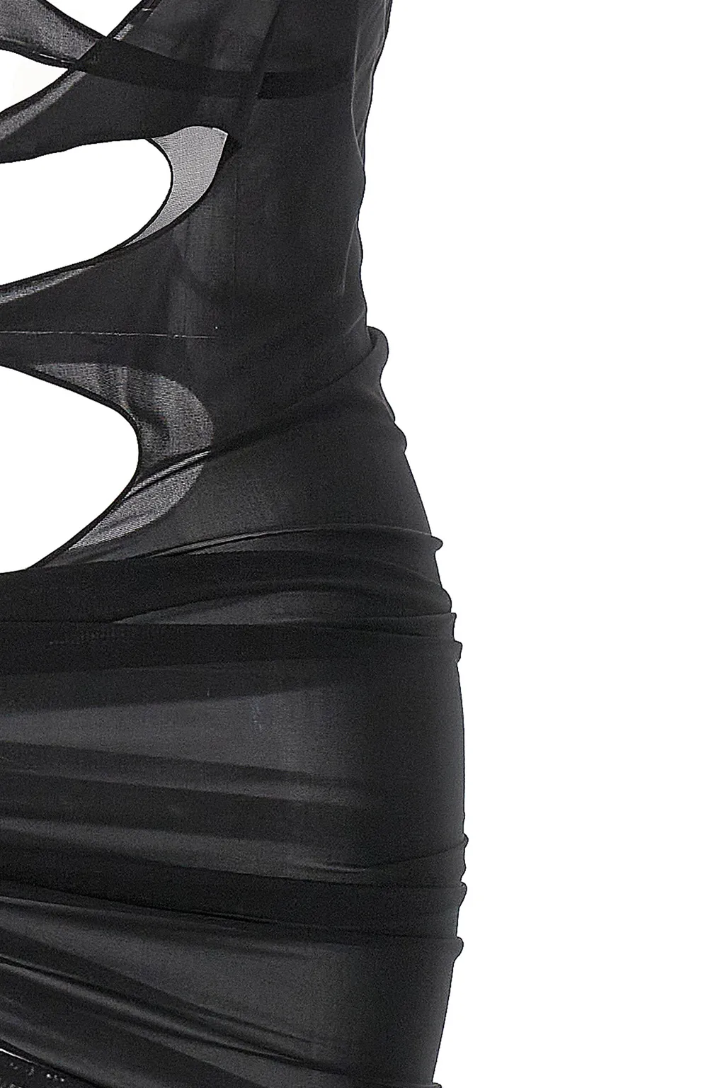 Sleeveless Cut-Out Draped Dress