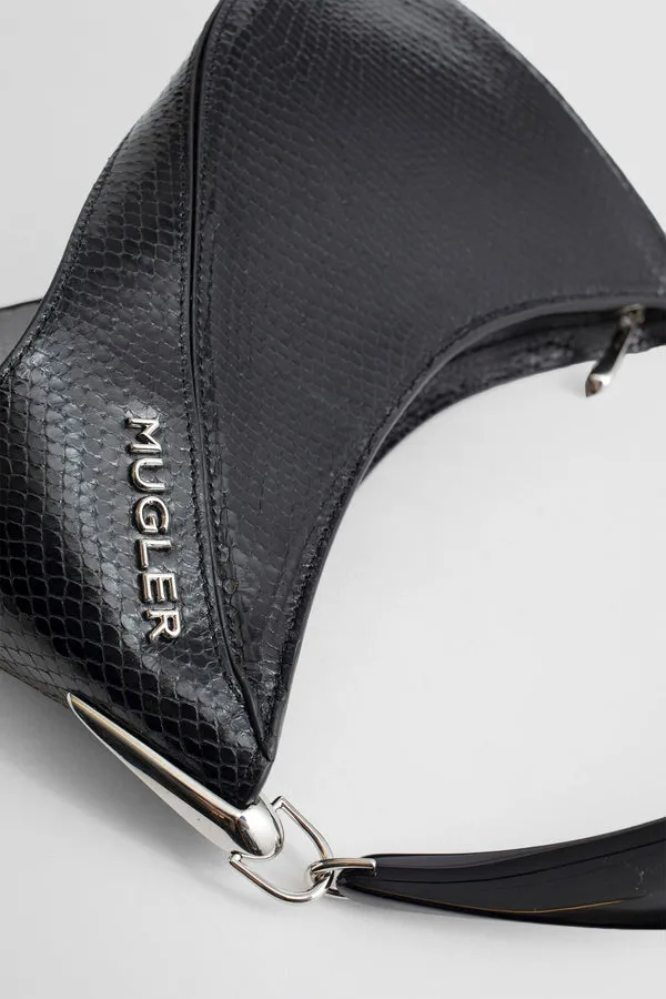 Spiral Curve Leather Tote Bag