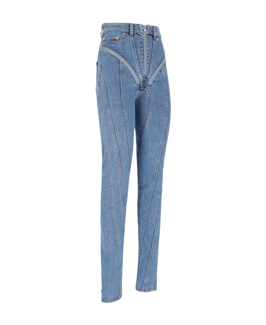 Zipper Detail Jeans