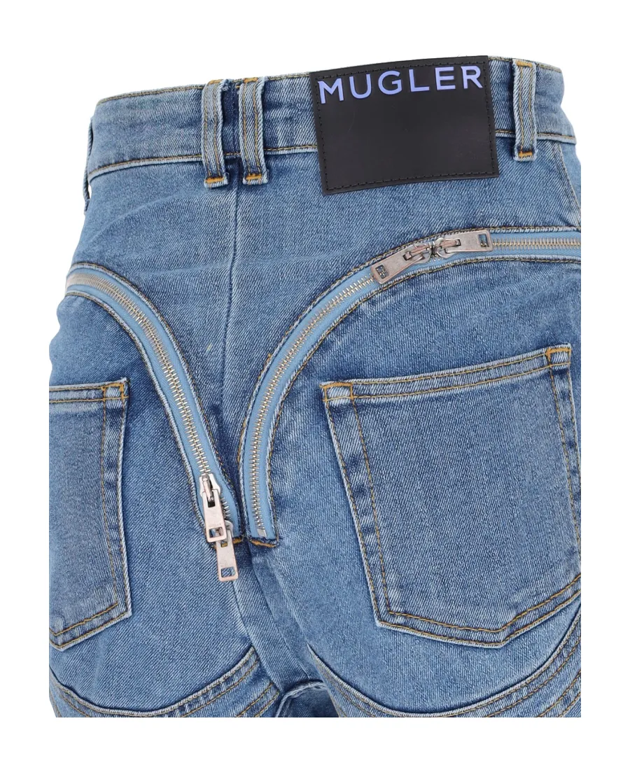 Zipper Detail Jeans