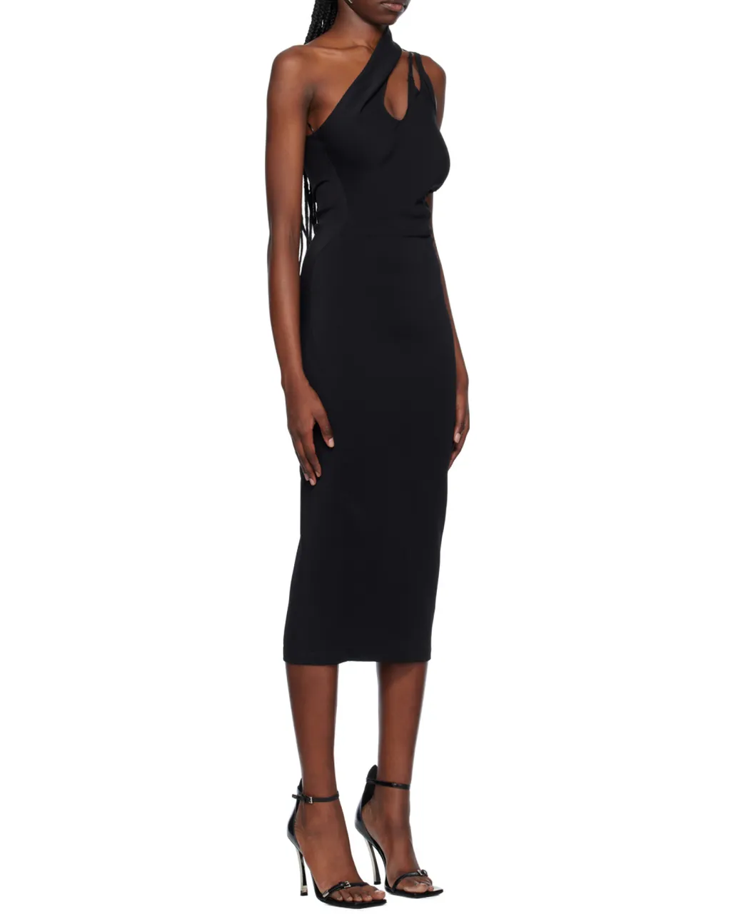 Asymmetric Midi Dress