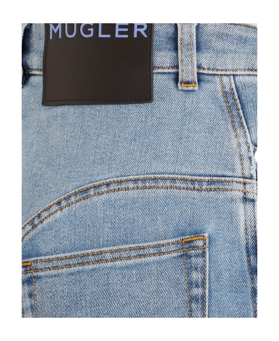 Seam-Detail Flared Jeans