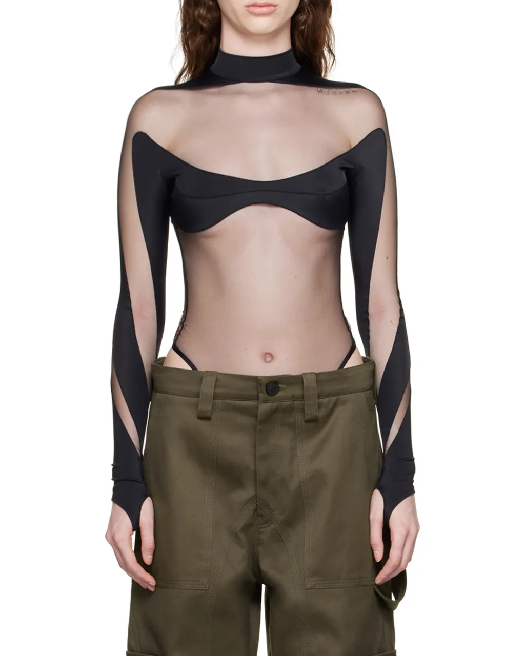 Illusion Panelled Bodysuit