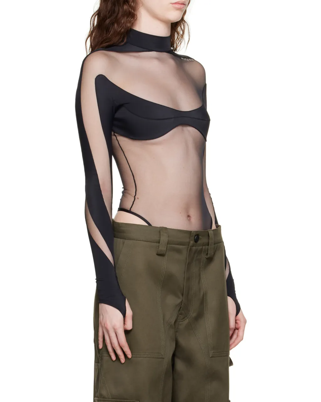 Illusion Panelled Bodysuit