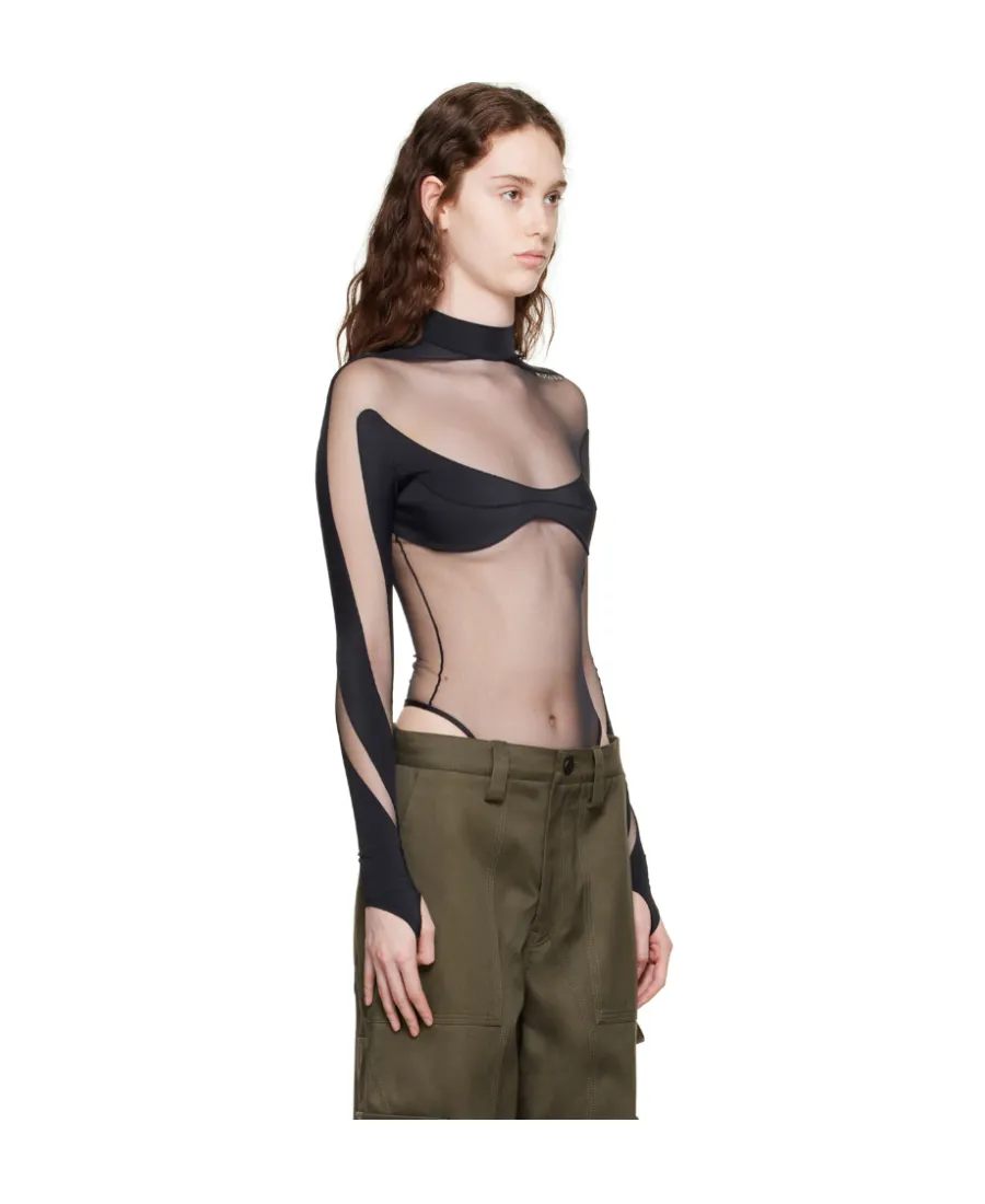 Illusion Panelled Bodysuit