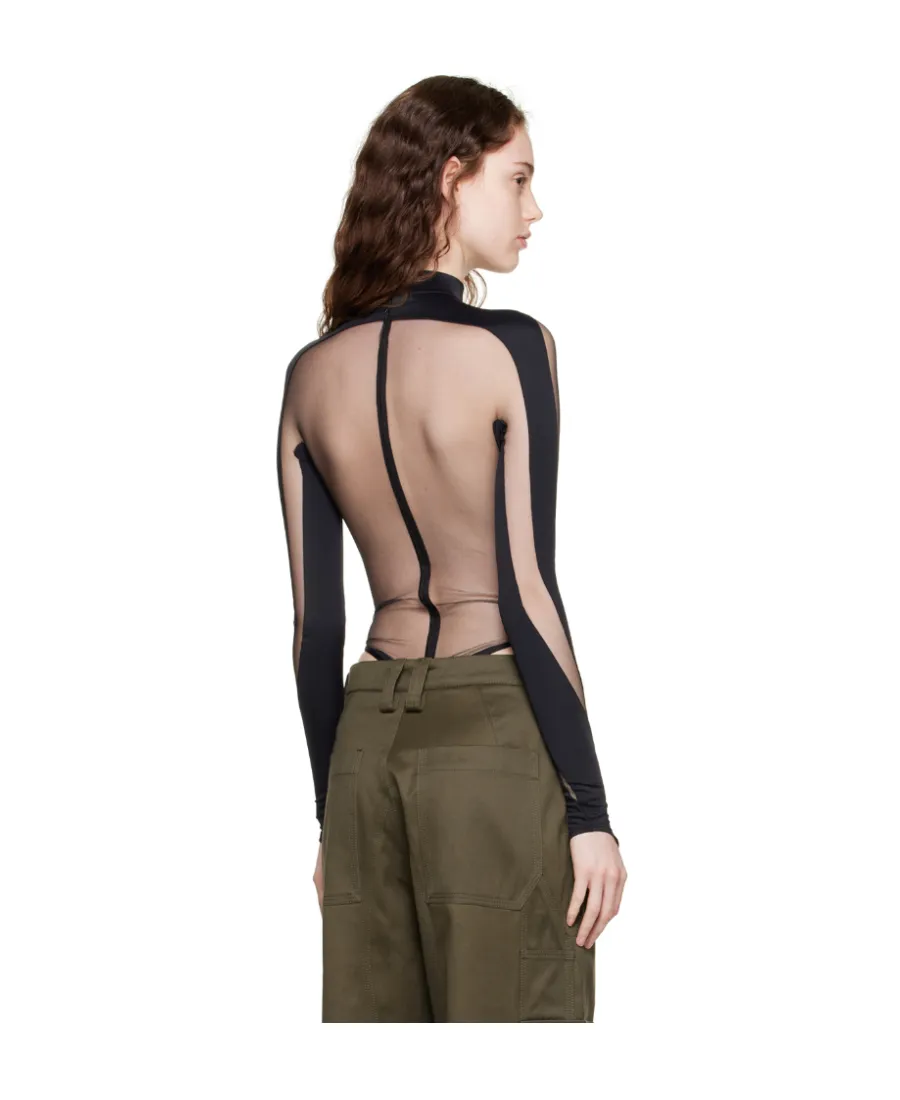 Illusion Panelled Bodysuit
