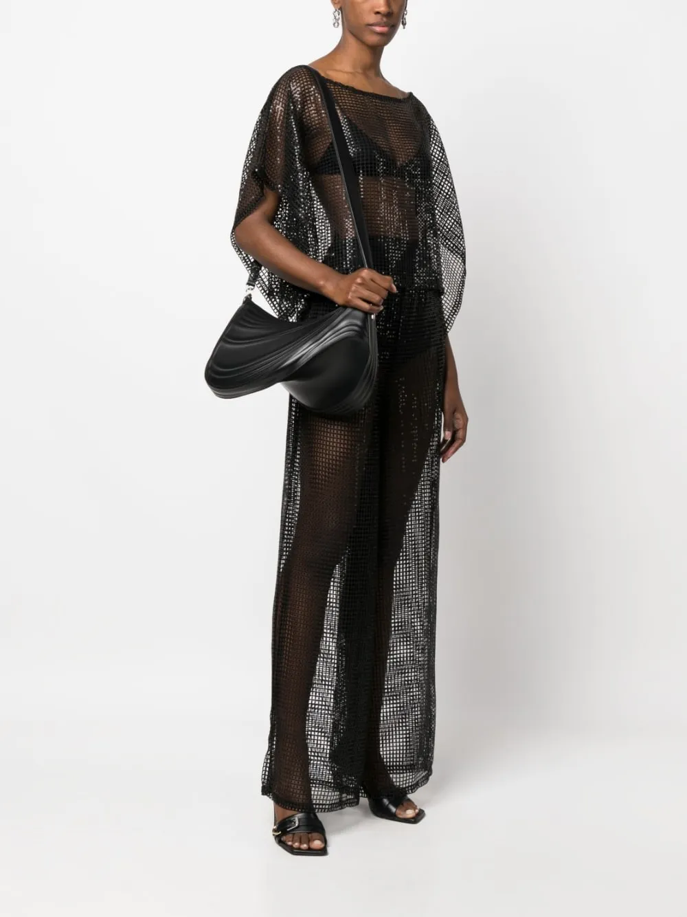 Spiral Curve 01 Shoulder Bag