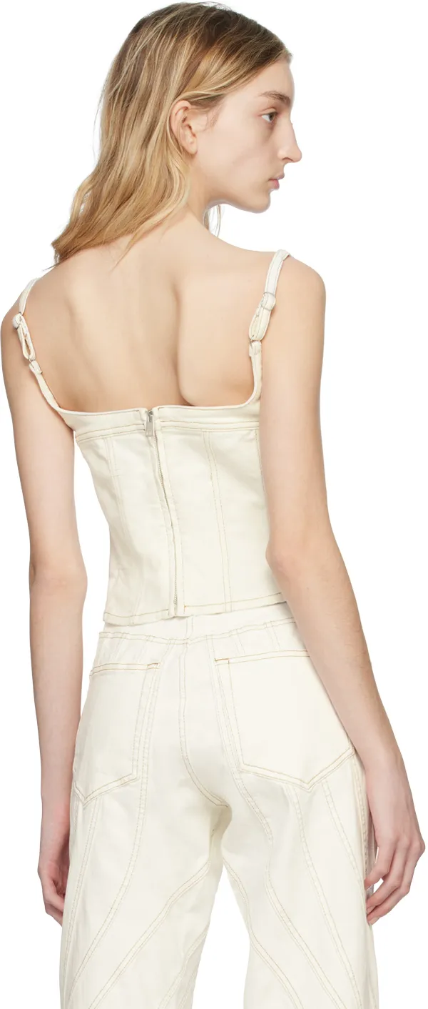 Front Hollowed-Out Detail Vest