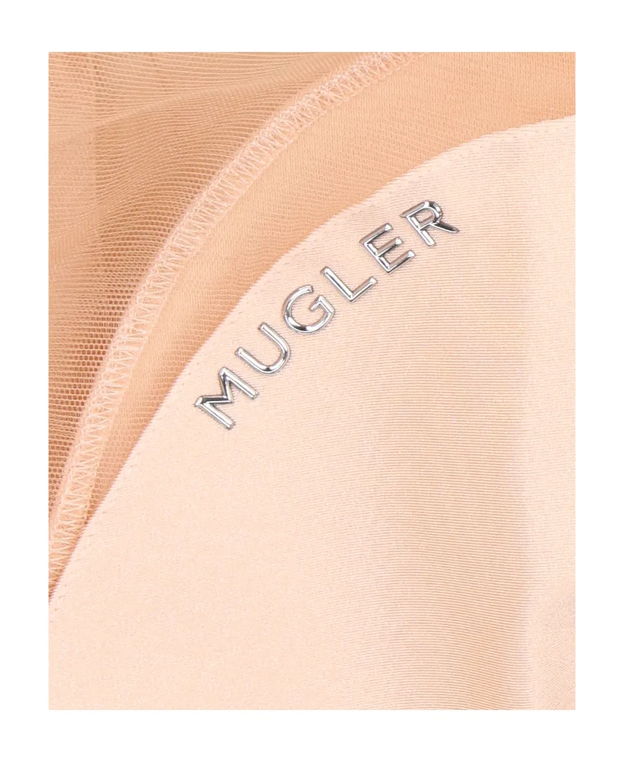 Sheer Panelling Long-Sleeved Body