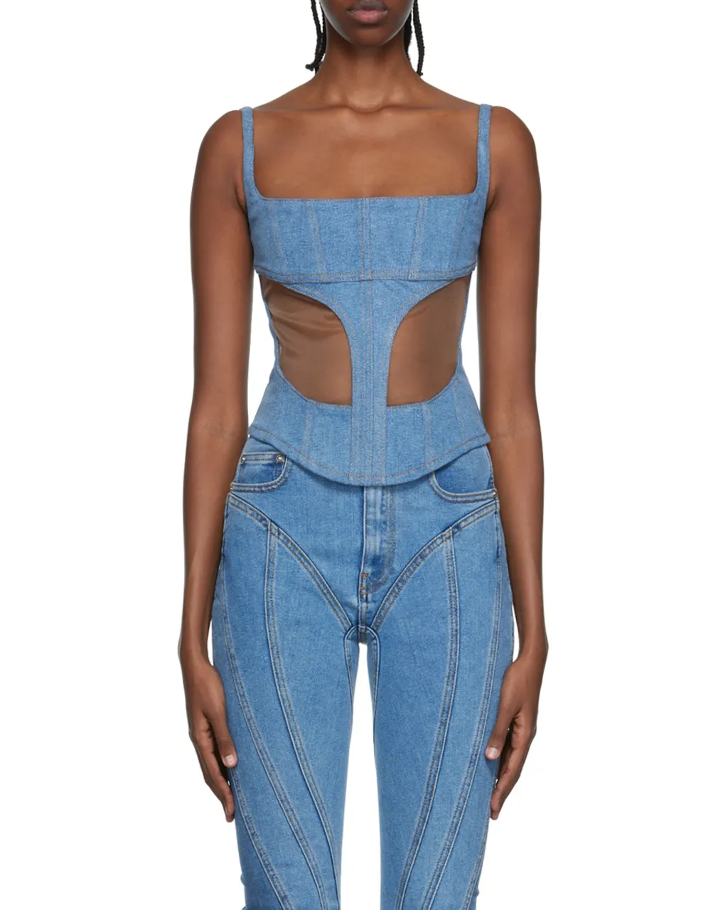 Front Hollowed-Out Detail Vest
