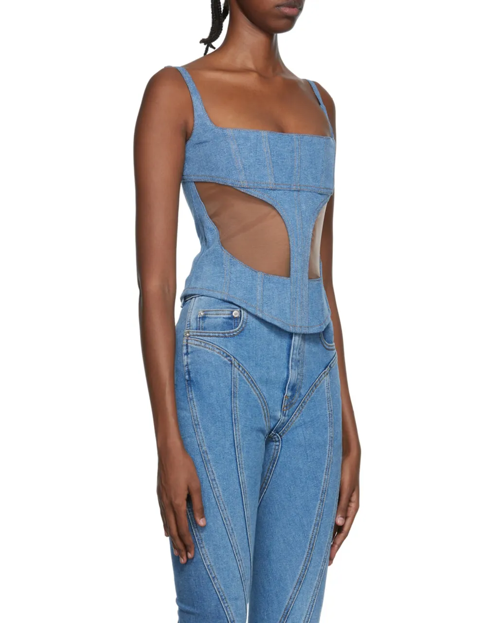 Front Hollowed-Out Detail Vest