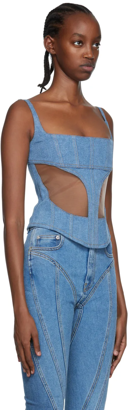 Front Hollowed-Out Detail Vest