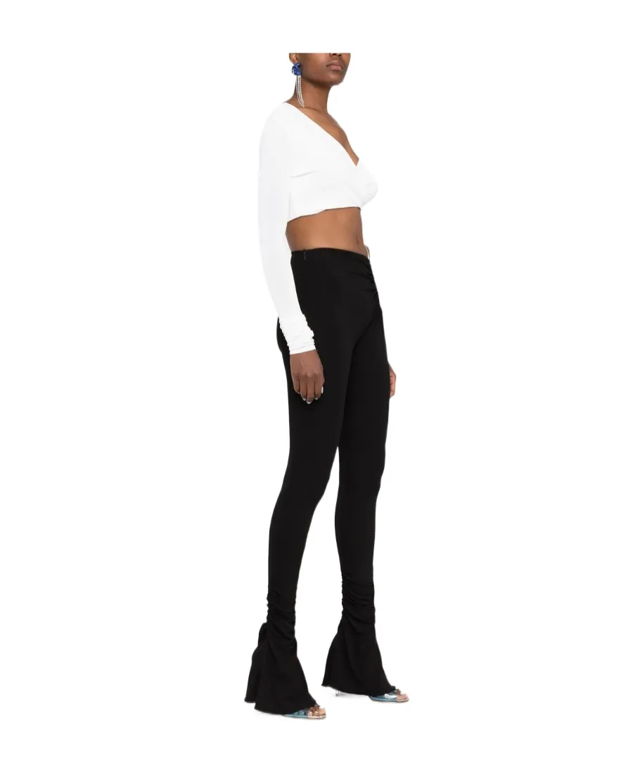 Cut-Out Flared Trousers