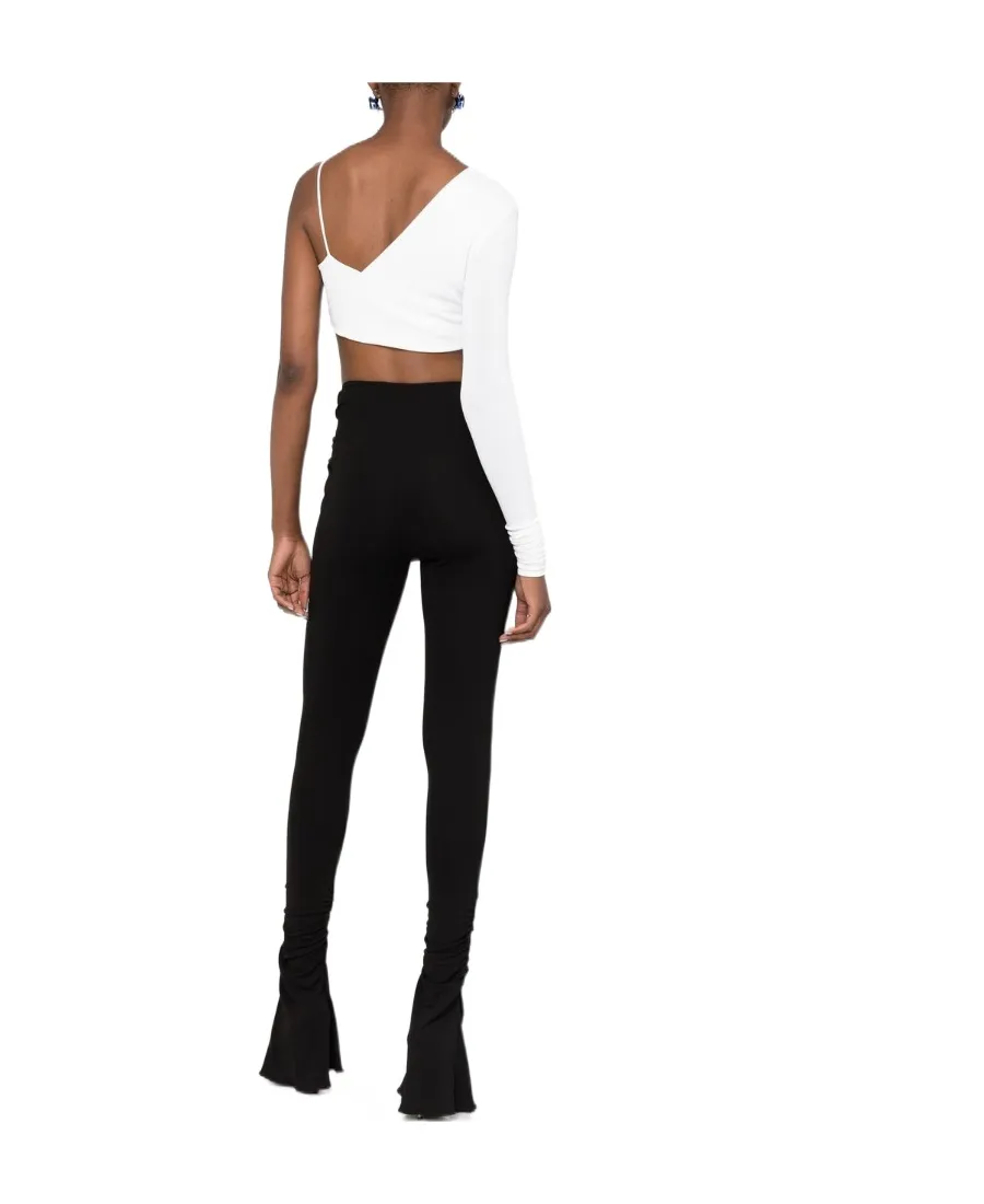 Cut-Out Flared Trousers