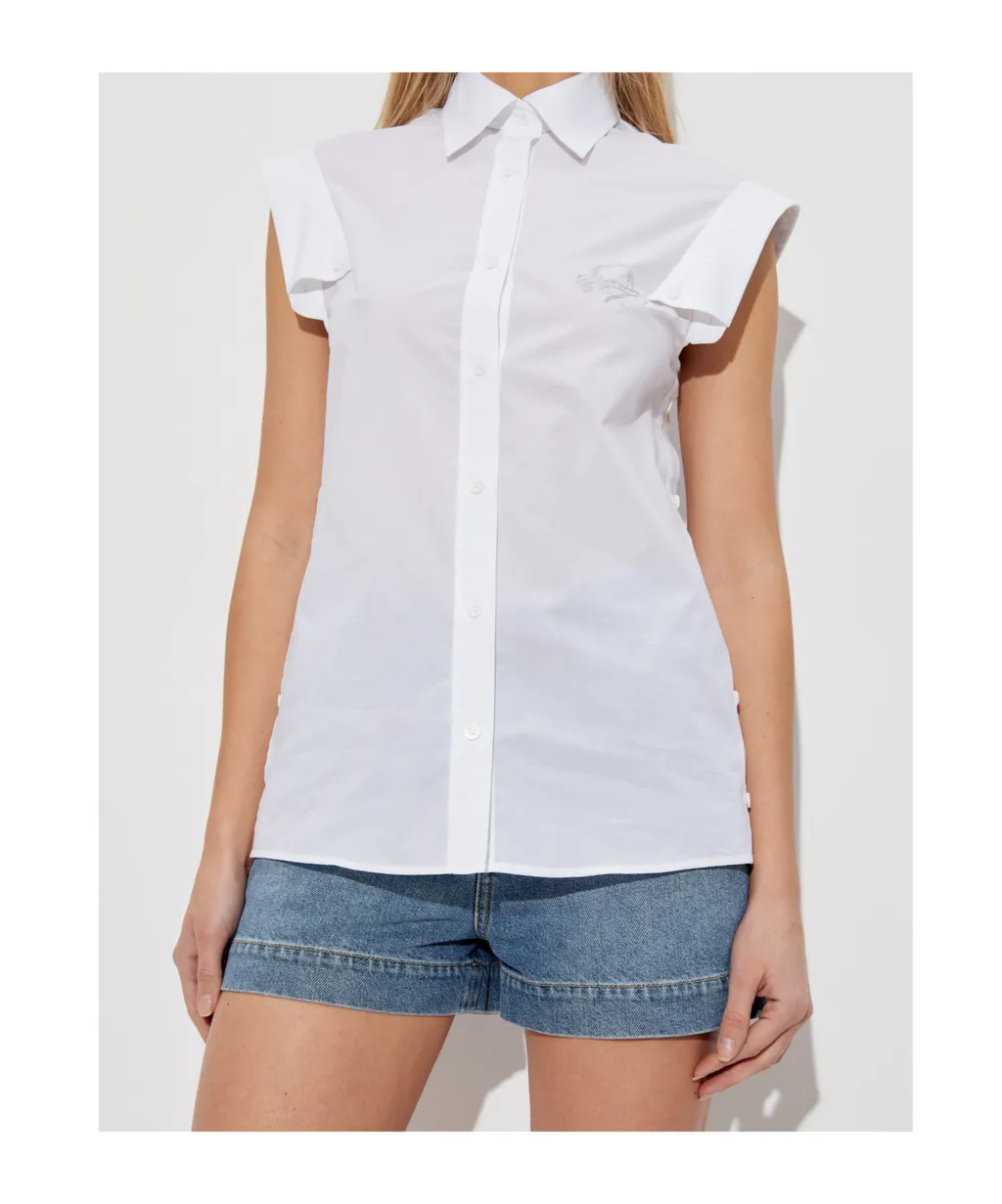 Laurel Embroidered Sleeveless Shirt