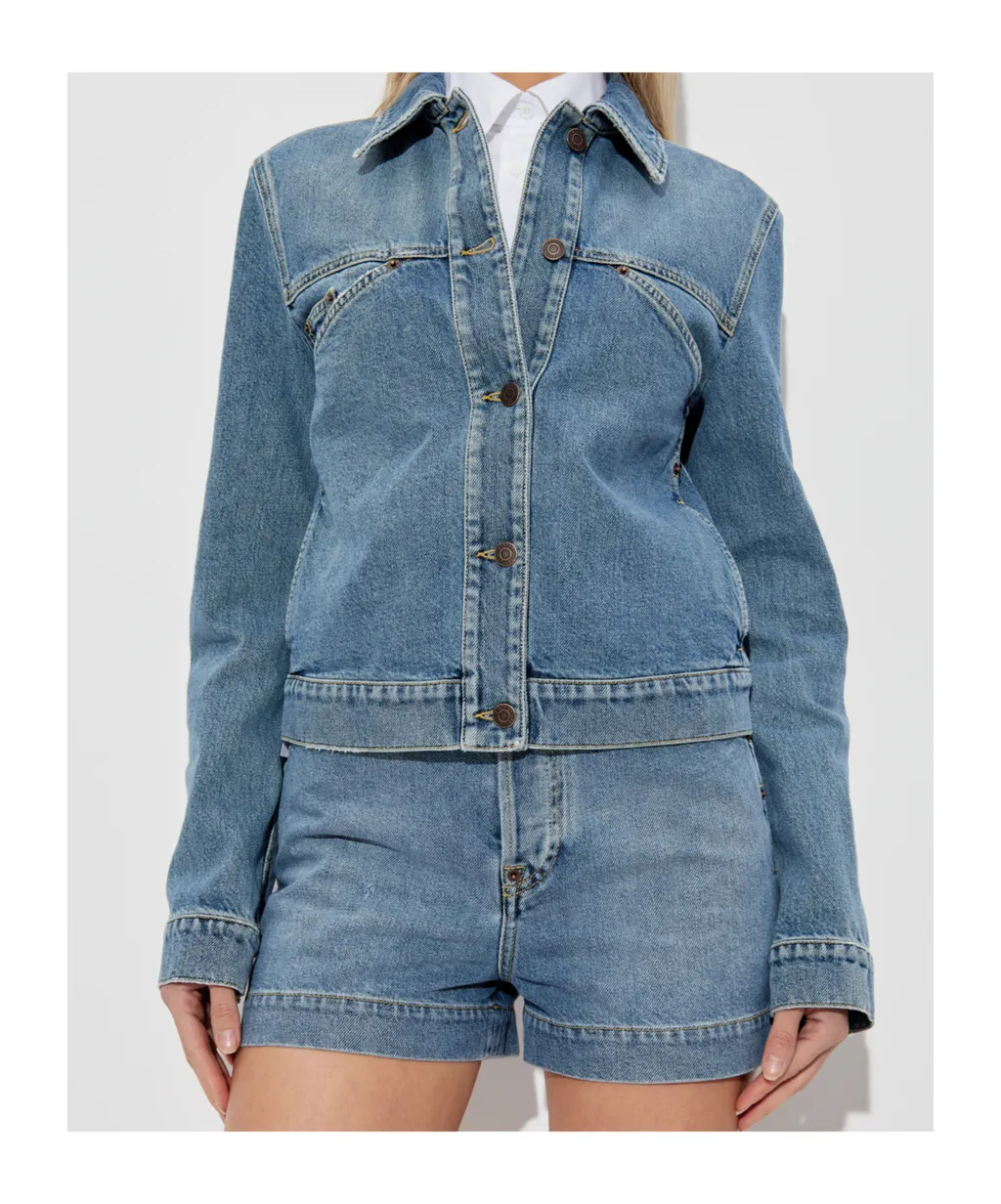 Distressed Denim Jacket