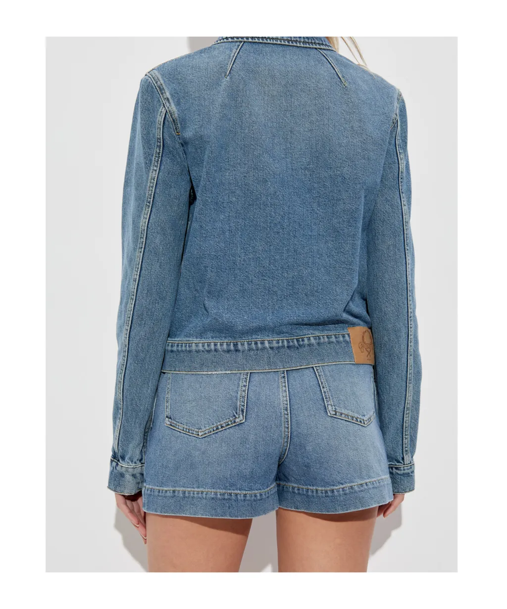 Distressed Denim Jacket