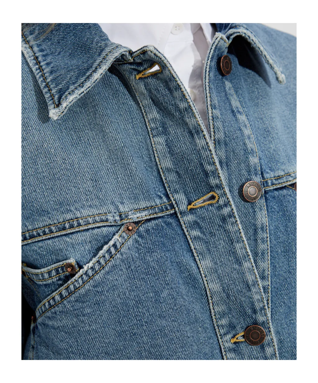 Distressed Denim Jacket