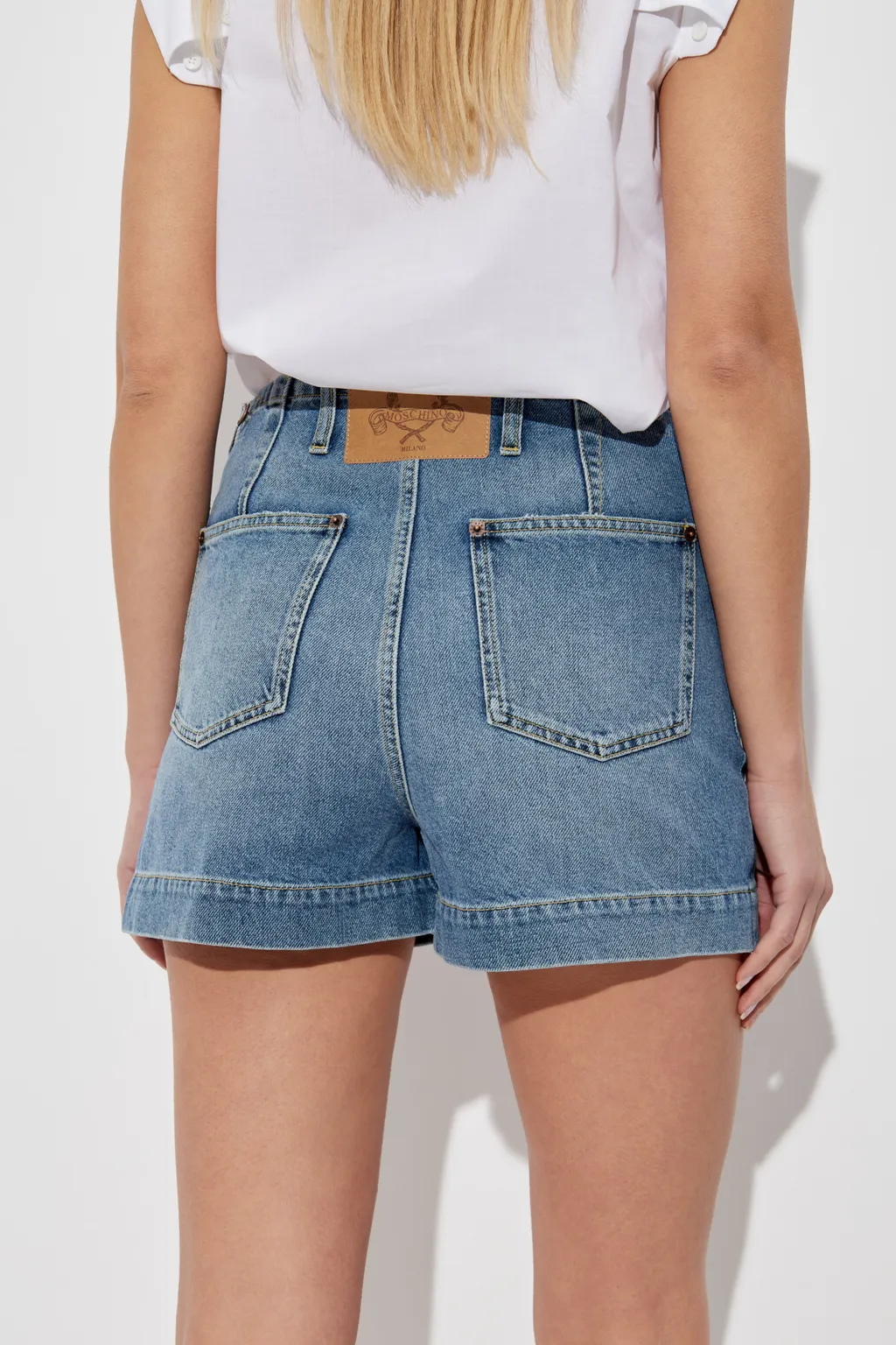 Distressed Denim Shorts