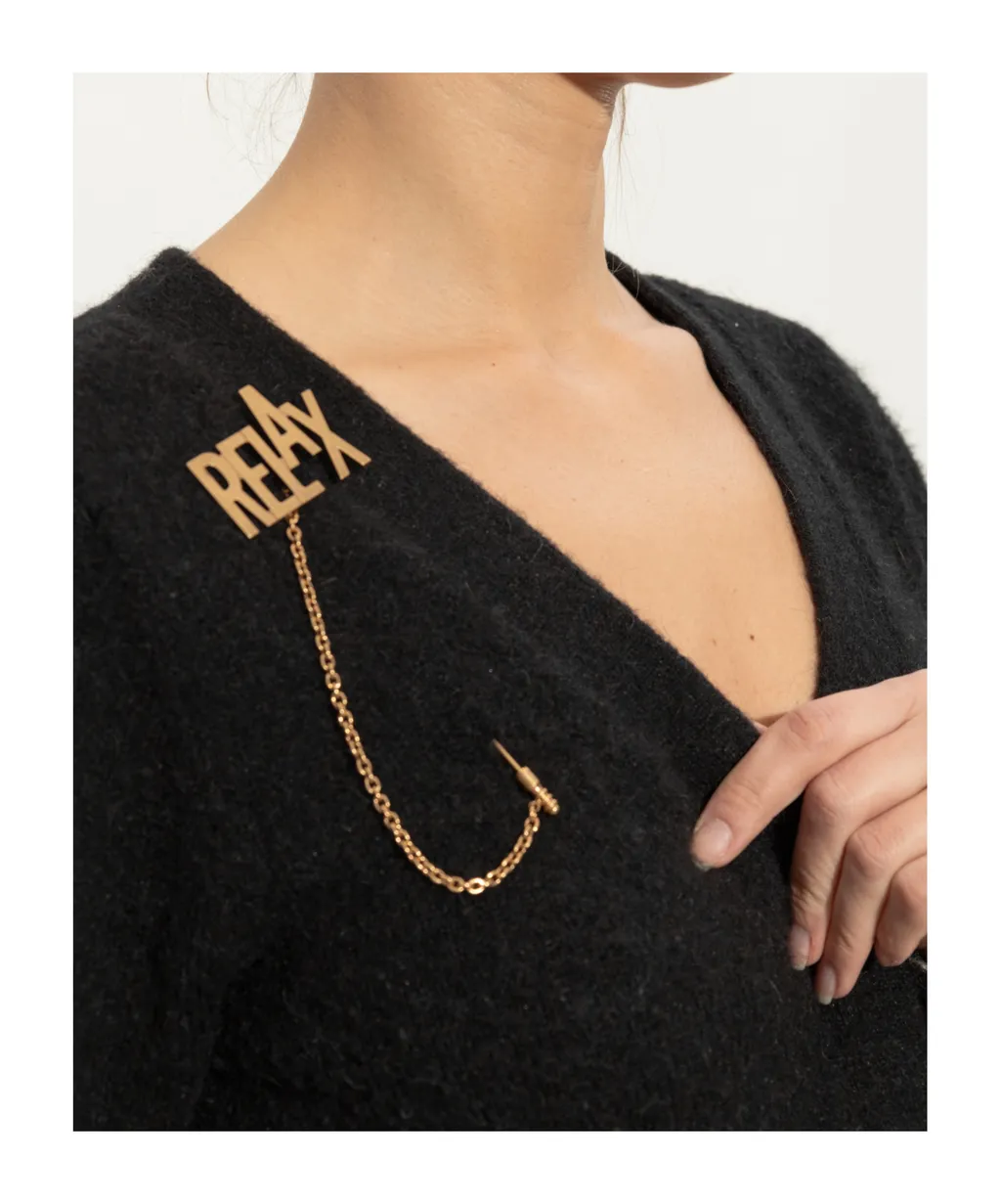 Relax-Lettering Chain Linked Pin