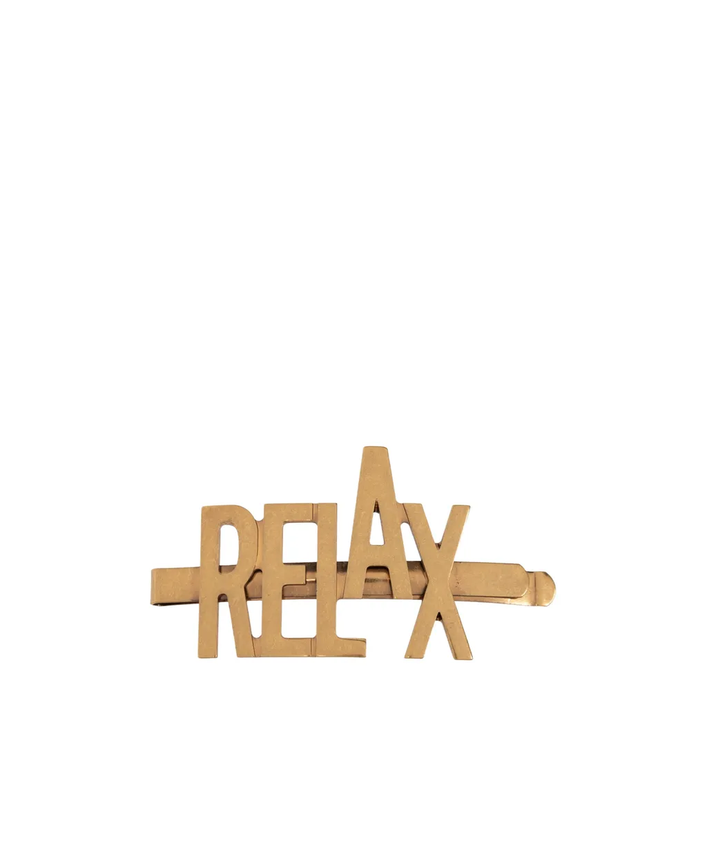 Relax-Lettering Hair Clip