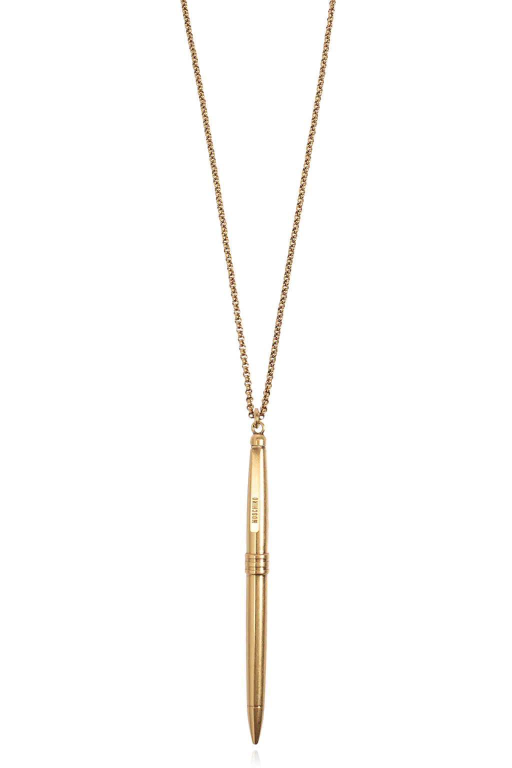 Pen Shaped Pendant Necklace