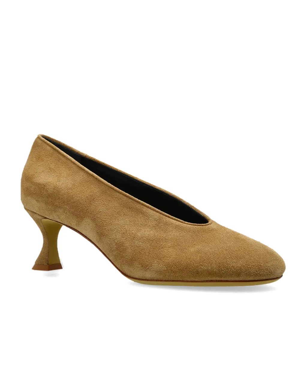 Round Toe Pumps