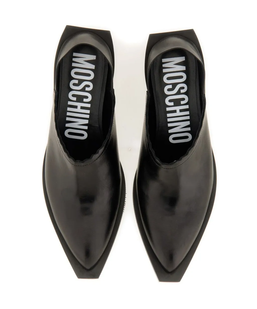 Scallop-Edge Slip-On Loafers