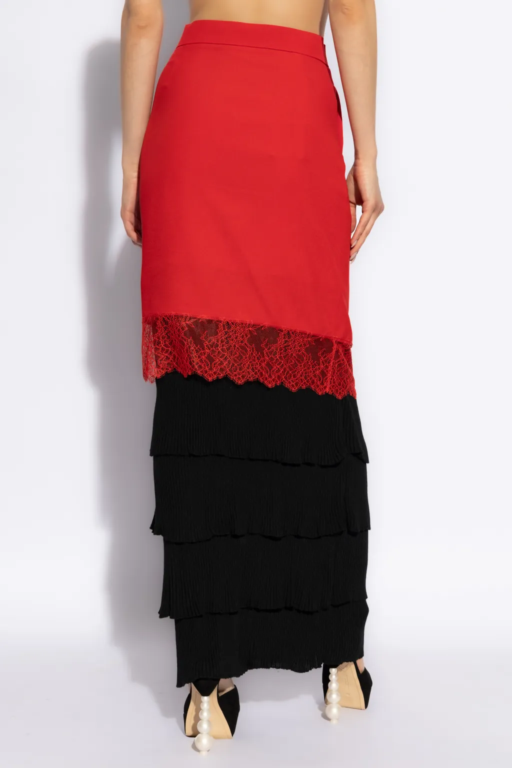 Layered Lace Detailed Skirt