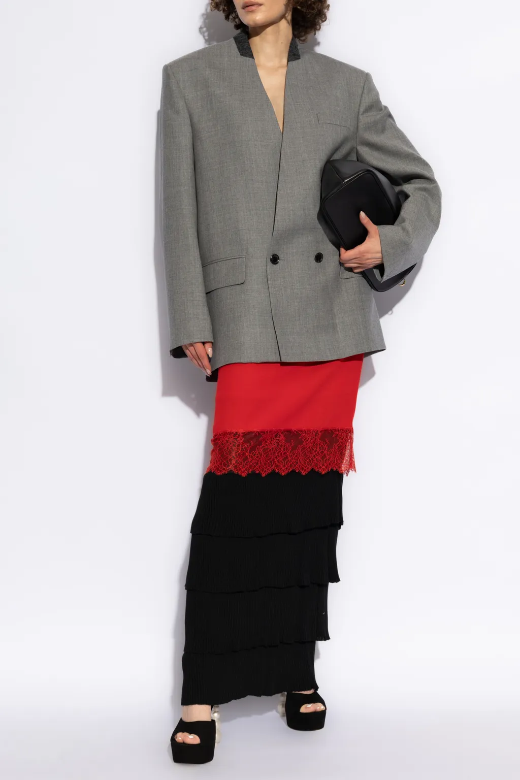 Layered Lace Detailed Skirt