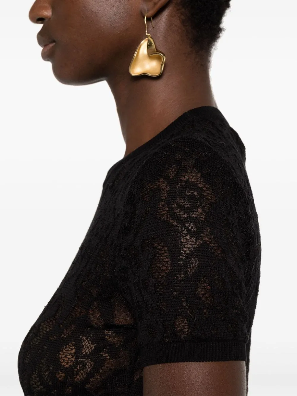 Jacquard Knitted Top