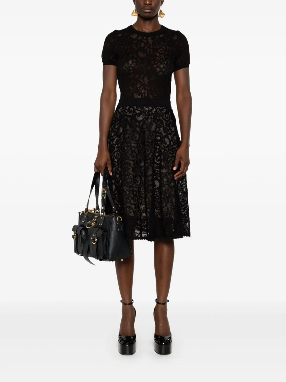 Jacquard Knitted Top