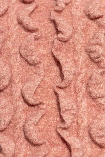 Ruffled Crewneck Jumper