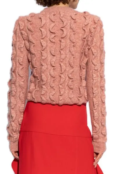 Ruffled Crewneck Jumper