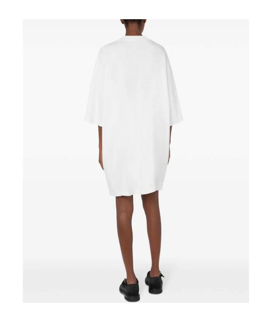 Logo-Print Cotton Dress