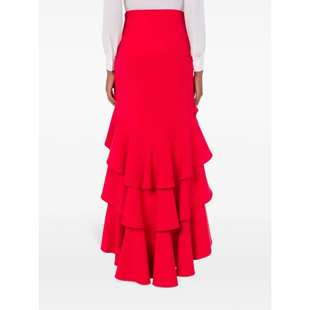 Tiered Asymmetric Skirt
