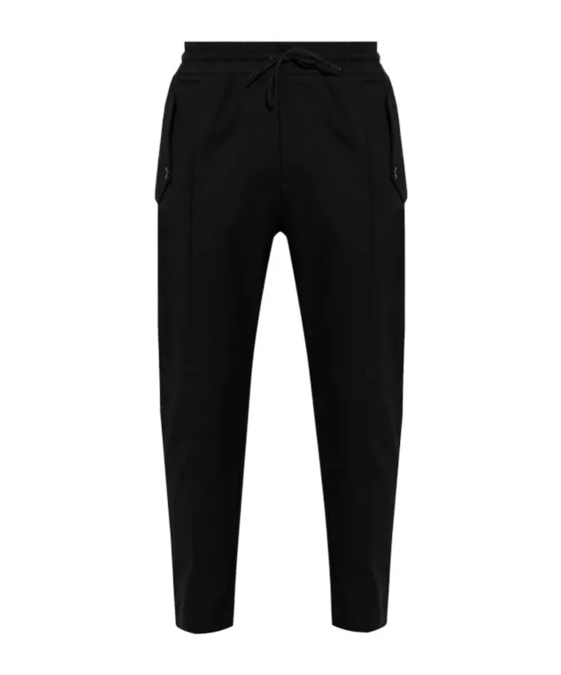 Pleated Straight-Leg Trousers