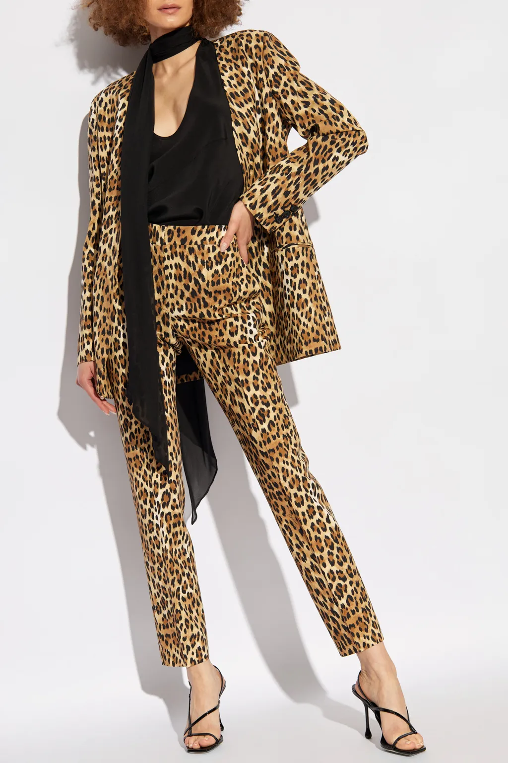 Leopard Print Blazer