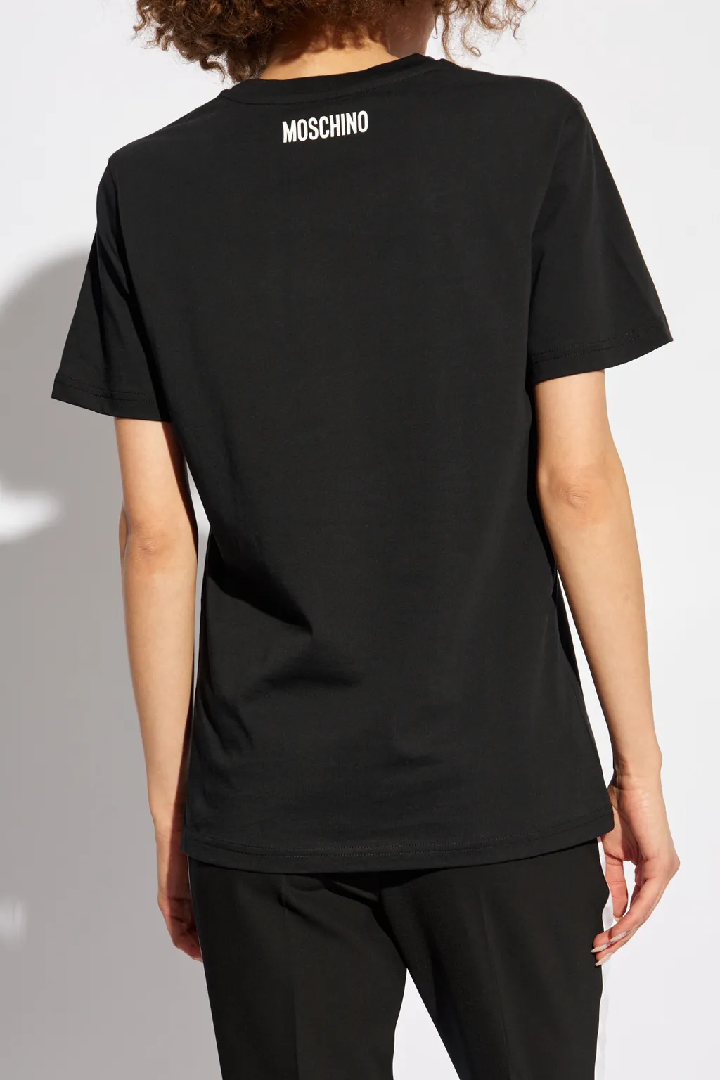 Slogan Printed Crewneck T-Shirt