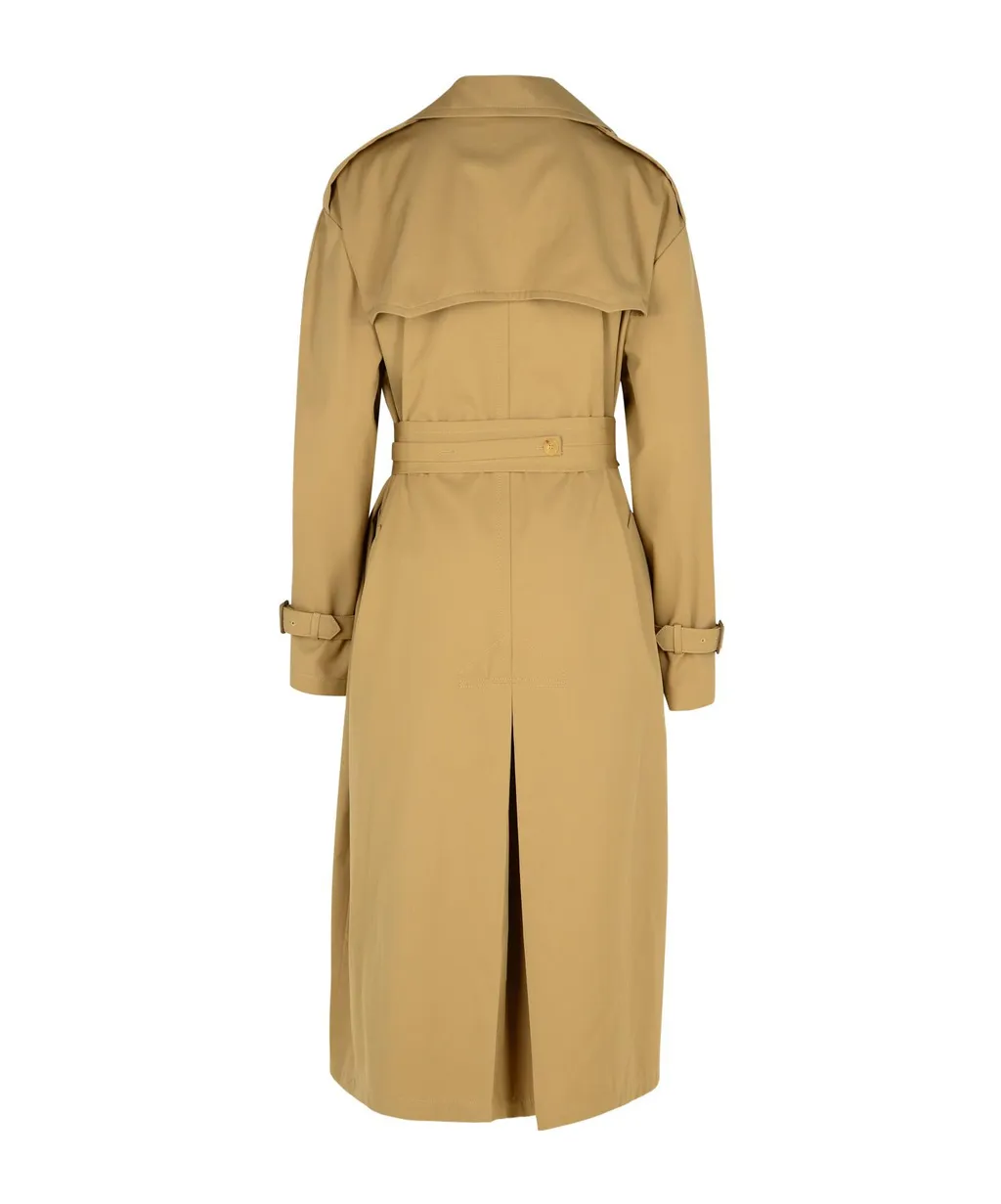 Double Breasted Belted Trench Coat