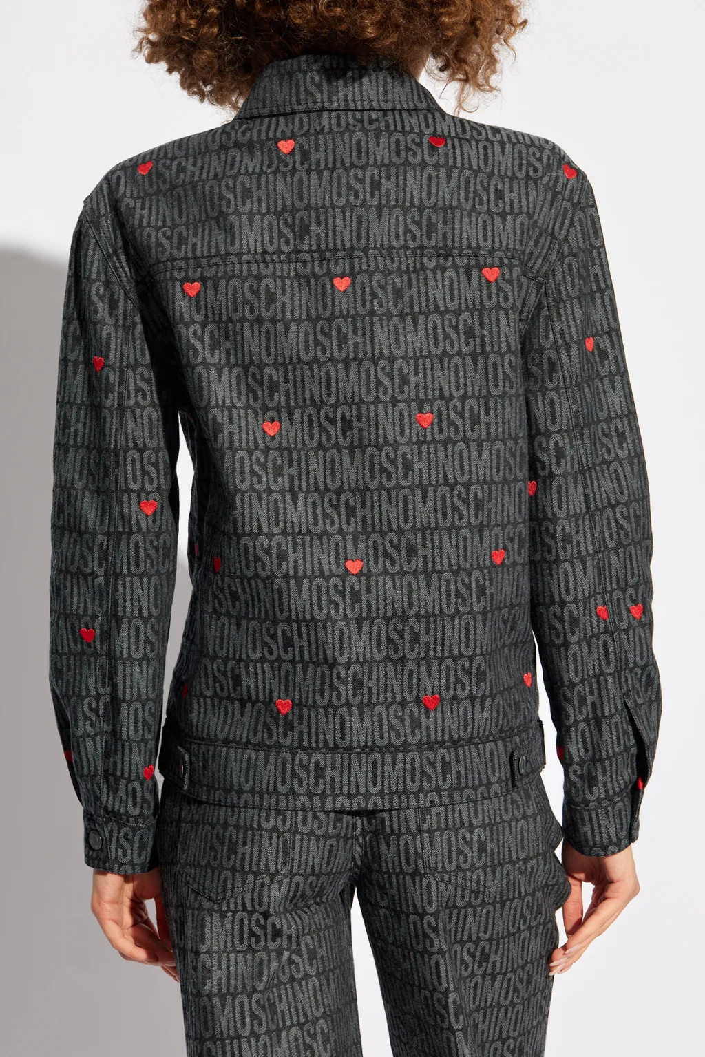 Monogrammed Heart Embroidered Jacket
