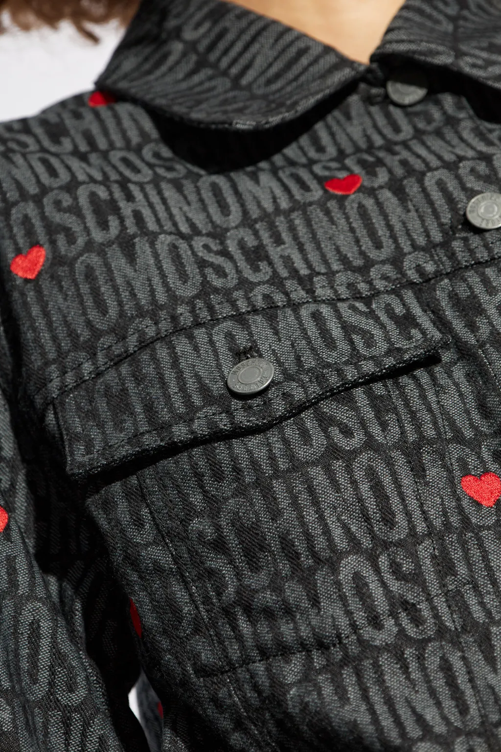 Monogrammed Heart Embroidered Jacket