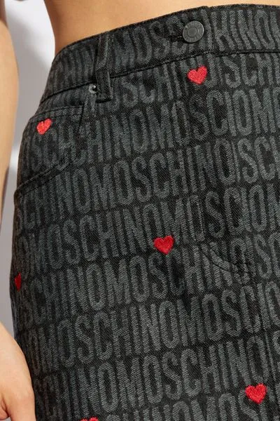 Monogrammed Heart Embroidered Skirt