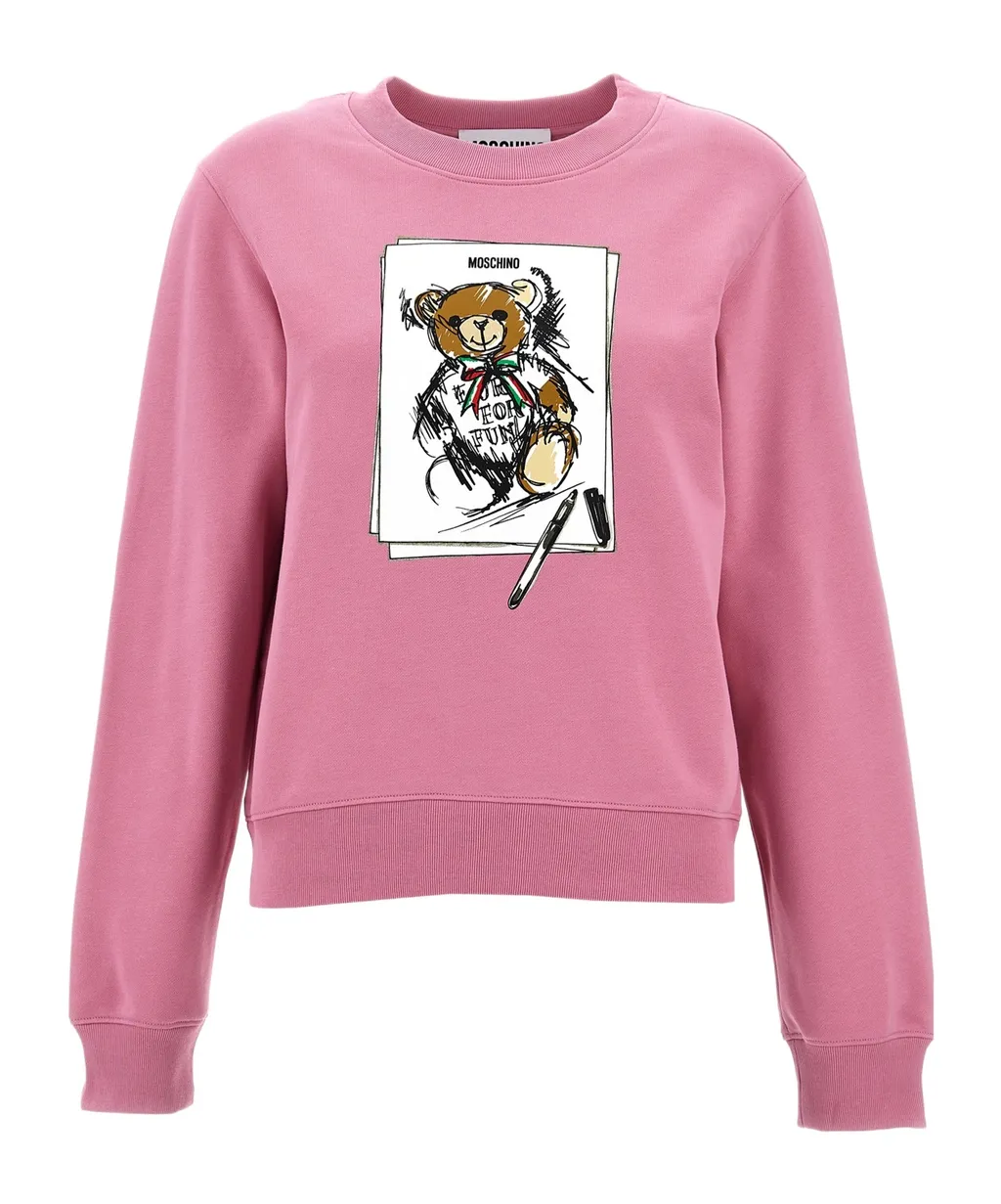 Graphic Printed Crewneck Sweatshirt
