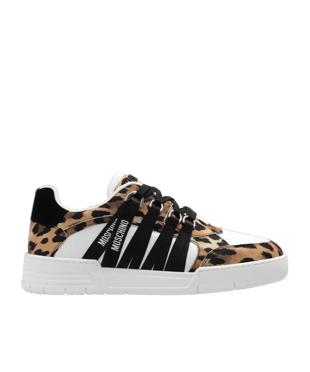 Leopard Print Low-Top Sneakers