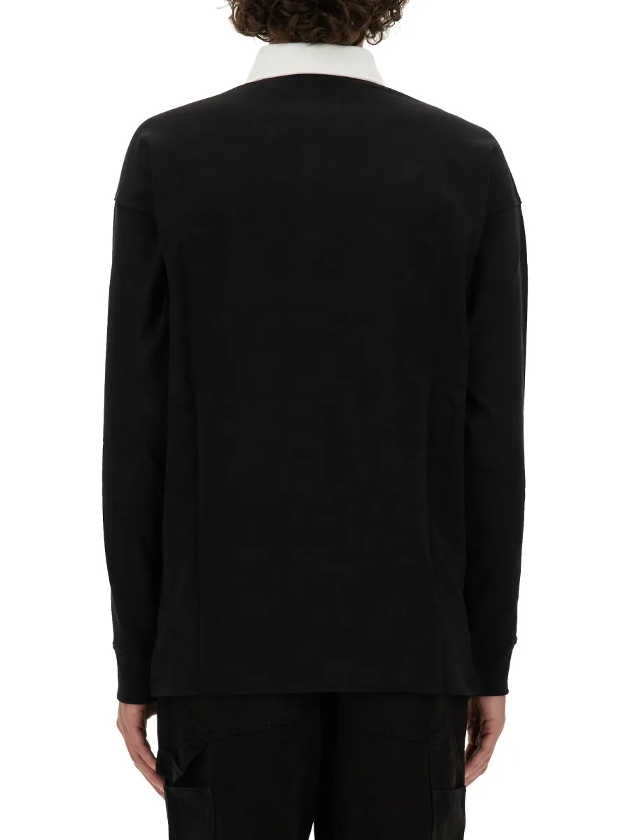 Long-Sleeved Polo Shirt